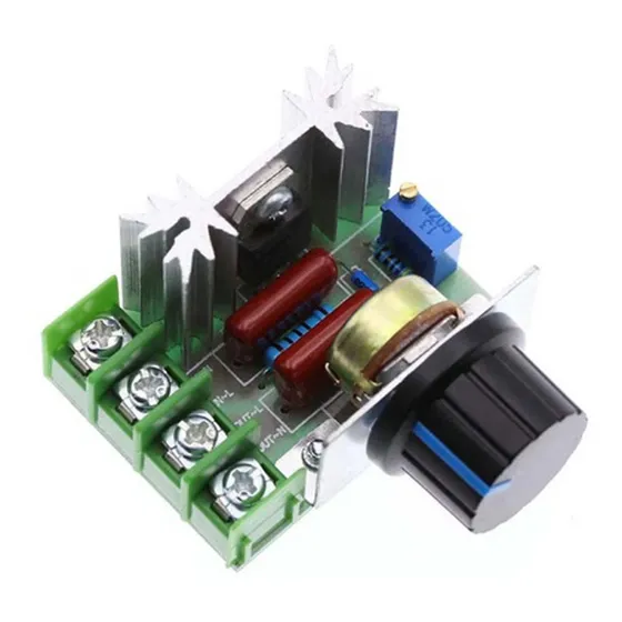 Regulador De Voltaje Electrónico Scr Dimmer 10-220v Ac 2000w