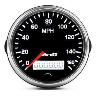 Compatível Velocímetro De 160 Mph 12v/24v Carro Caminhão Compatível Velocímetro De 160 Mph 12v/24v Carro Caminhão