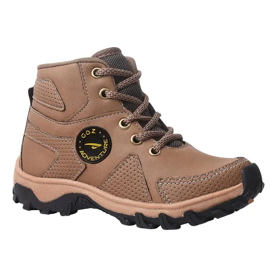 Bota Infantil Gibizinho Adventure Menino Whisky Coturno