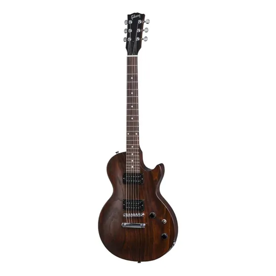 Guitarra eléctrica Gibson Les Paul Custom Studio de fresno whiskey gold satin con diapasón de palo de rosa
