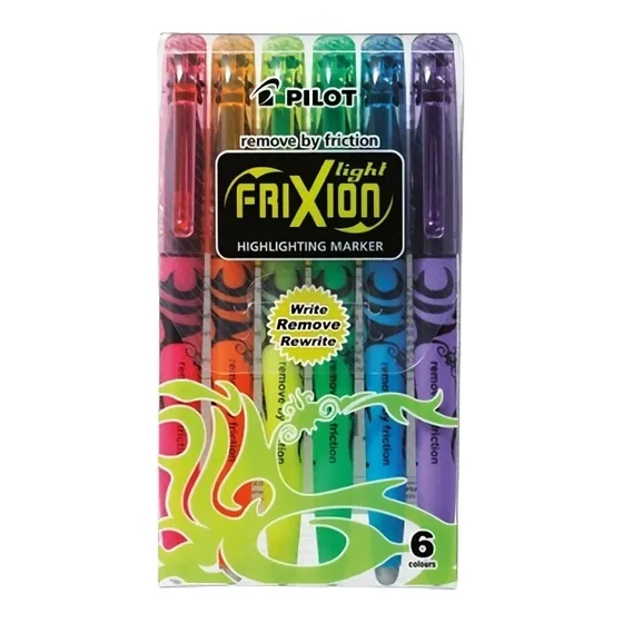 Destacador Frixion Light Set 6 Unidades