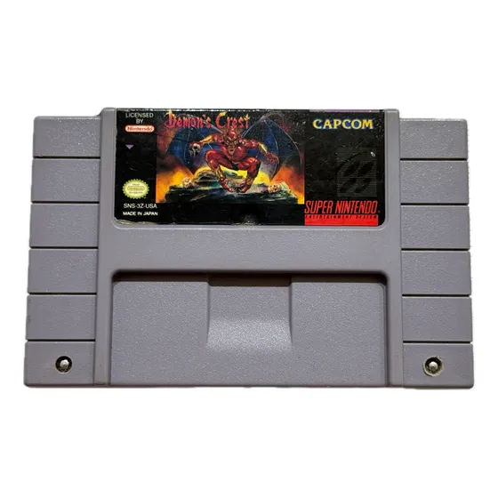 Id 452 Demons Crest Snes Original Super Nintendo