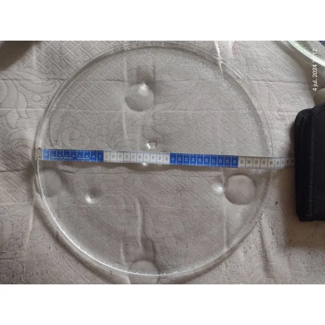 Plato Giratorio Para Horno Microondas 35,5cm  Como Nuevo