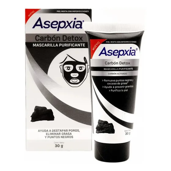 Asepxia Mascarilla Facial Puntos Negros 30grs