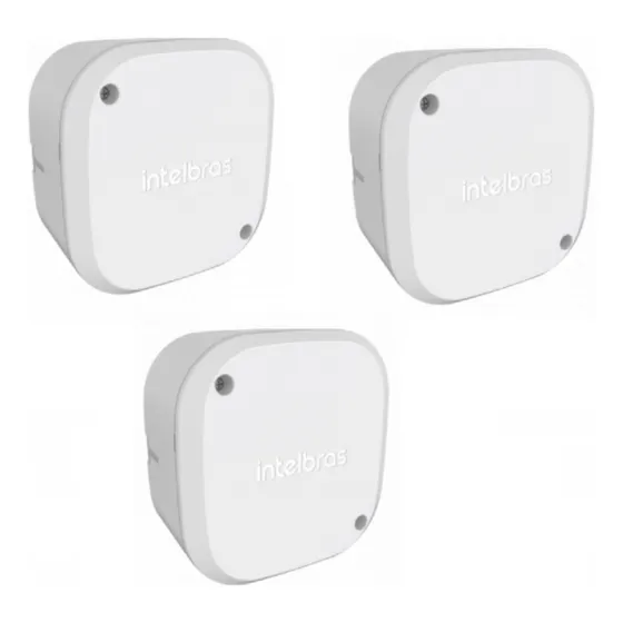 3 Caixa De Proteção P/ Câmeras De Cftv - Vbox 1100 Intelbras