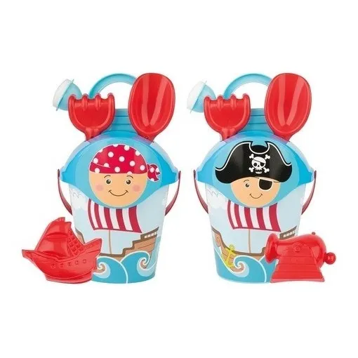 Balde Con Accesorios Pirata