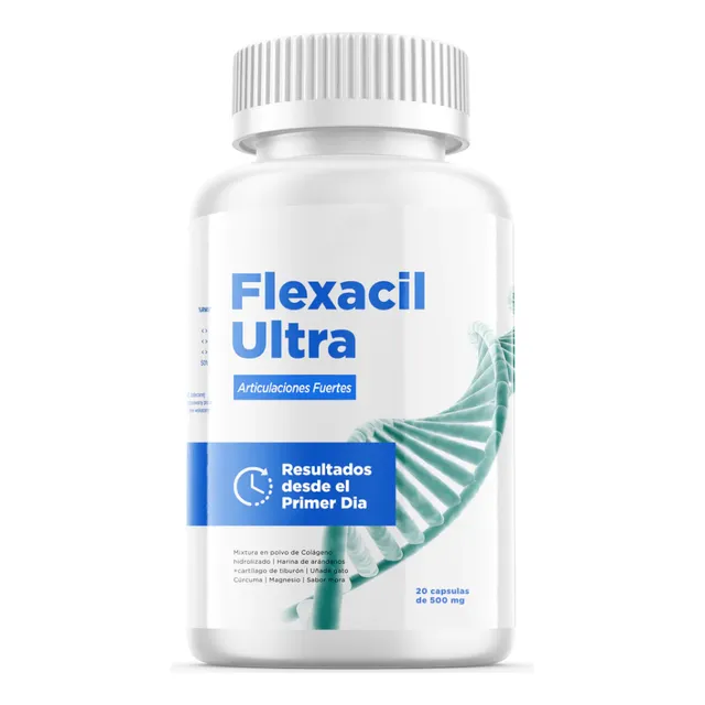 Flexacil Ultra 500mg Soporte De Articulaciones 20 Capsulas