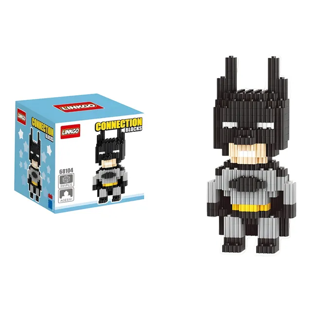 Mini Bloques Armable De Batman Figura 3d Super Héroes 624pcs