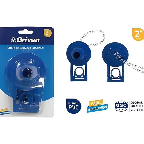 Tapon De Descarga Para Inodoro De 2pLG Griven