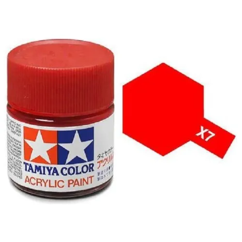 Tamiya Modelo X-7 Mini Pintura Acrilica Rojo
