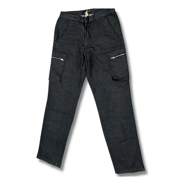 Bonito Pantalón/jean De Dama. Carnet De Vol. Negro. 16x.