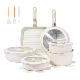 Jeetee Juego De Ollas Y Sartenes Non Stick 25pcs, Juego D... Jeetee Juego De Ollas Y Sartenes Non Stick 25pcs, Juego D...