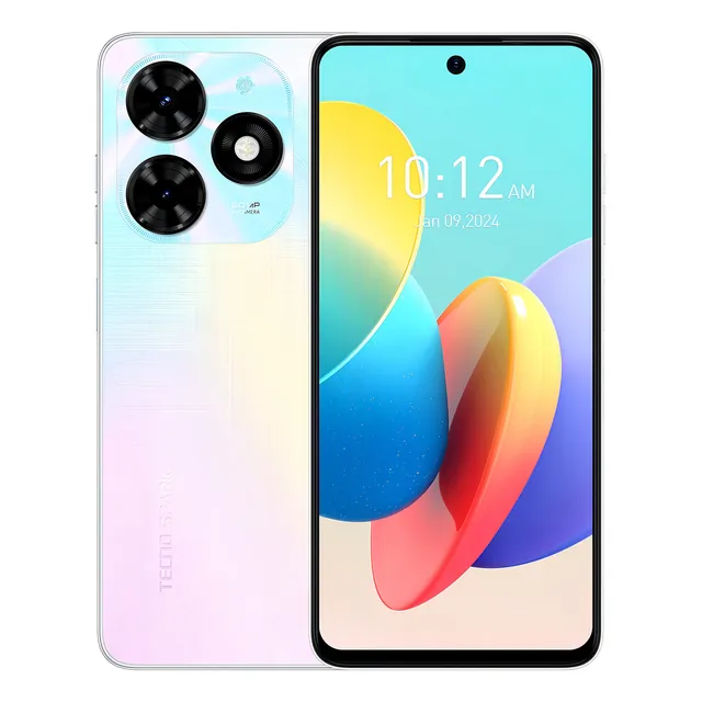 Tecno Spark 20c Dual SIM 256 GB blanco 4 GB RAM