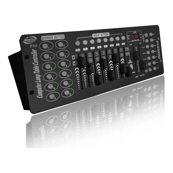 Mesa Dmx 512 Operator 1 Profissional 192 Cenas Strobo Moving