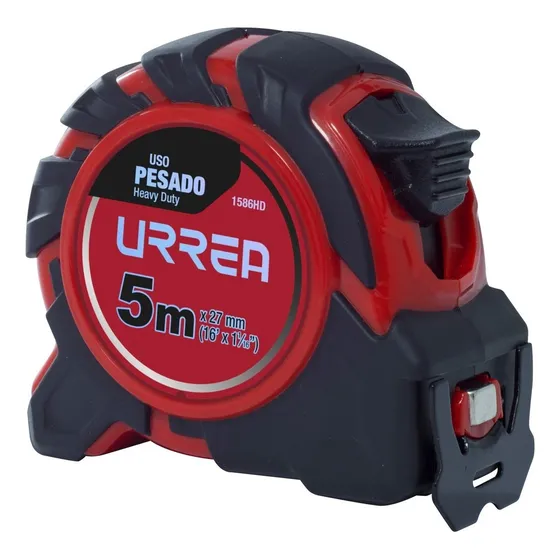 Urrea Flexómetro Uso Rudo Antiimpacto 8mx27mm 1589hd