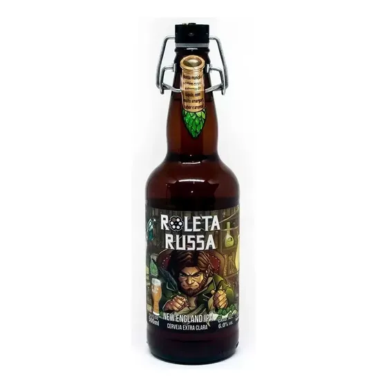 Cerveja Artesanal Roleta Russa New England IPA 500ml