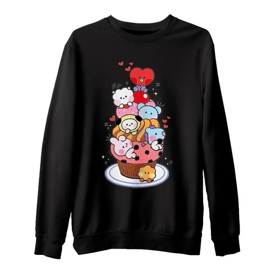 Sudadera Suéter Bts Bt21 Panquecito Kpop Army Unisex 
