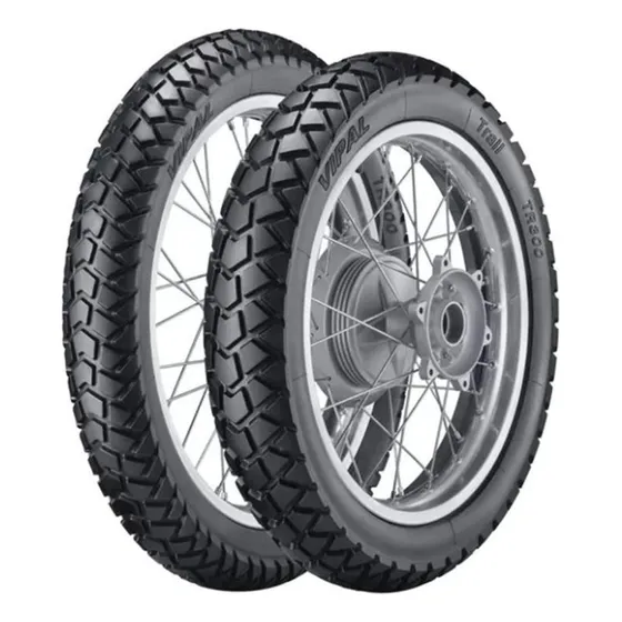 Par Pneu Crosser 150 Xre190 120/90-17 + 90/90-19 Tr300 Vipal