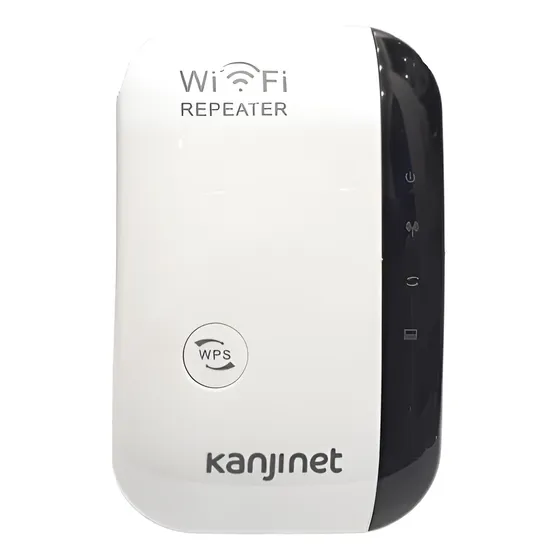 Repetidor Amplificador Señal Wifi Kanji Net 300 Mbps 2.4 Ghz