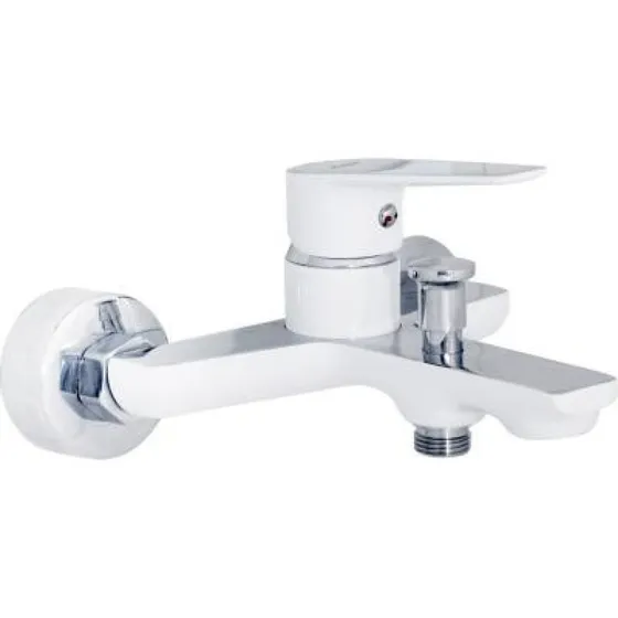 Llave Monomando Tina Ducha Fas Duo Bianco Mctdob
