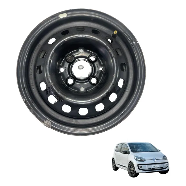 Roda De Ferro Volkswagen Up Gol Aro 13 Original 4x100 Usada