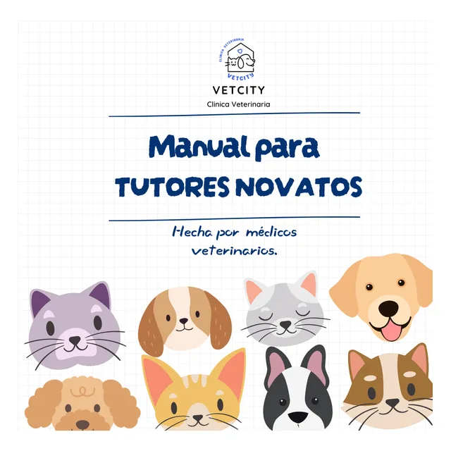 Manual Para Tutores Novatos De Perros Y Gatos  (e-book)