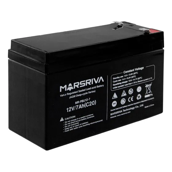 Batería 12v 7ah Recargable Marsriva Acido-plomo Ups