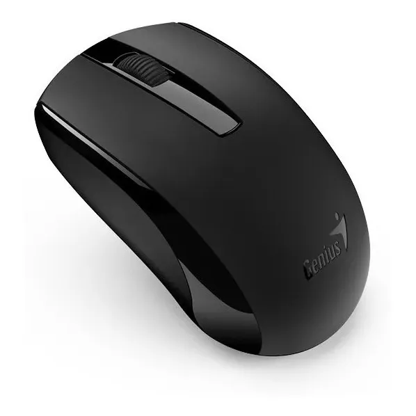 Mouse Inalámbrico Recargable Genius  Eco-8100 Negro