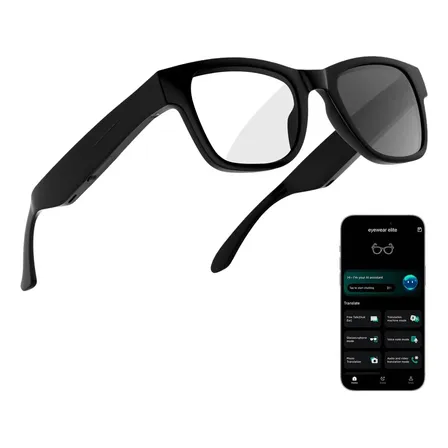 Óculos Inteligente Tradutor Ia Bluetooth Uv400