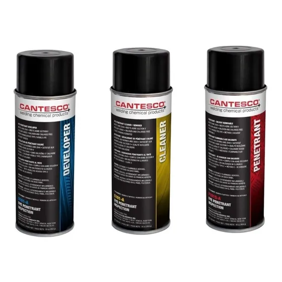 Combo Tintas Cantesco Revelador- Limpiador - Penetrante