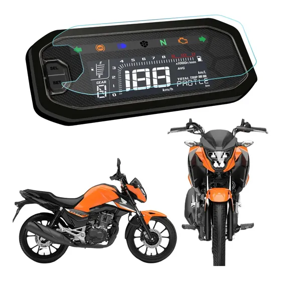 Pelicula Protetora Painel Honda Biz Cg 160 Titan Fan Start