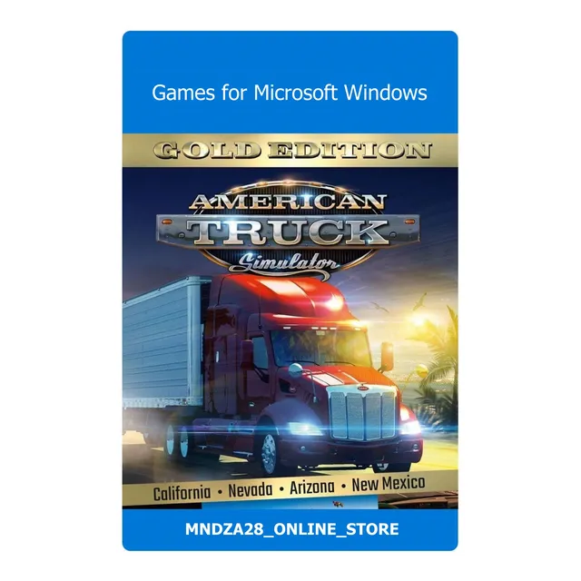 American Truck Simulator Gold Juego Para Pc En Físico