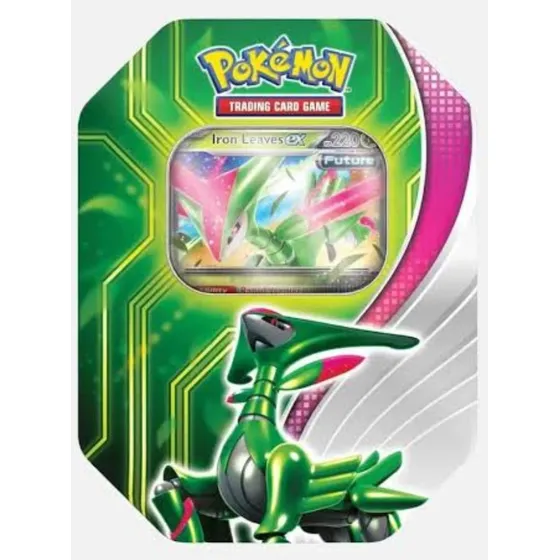 Pokemon Tcg Paradox Clash Tin Iron Leaves Ex Español