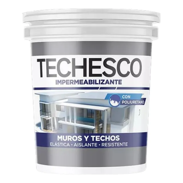 Techesco Con Poliuretano - Muros Y Techos 20l
