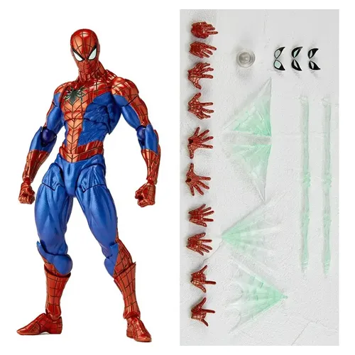 A Spider-man Yamguchi Revoltech No.002 Acción Figura Modelo