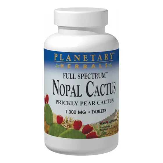 Cacto Nopal, Espectro Completo, 1000 Mg, 60 Comprimidos, Da 