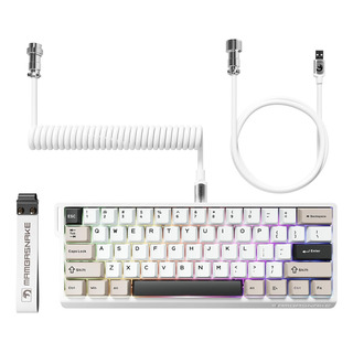 Teclado Mambasnake X60 He Inalámbrico Cable Coiled Pc/mac Bl Teclado Mambasnake X60 He Inalámbrico Cable Coiled Pc/mac Bl