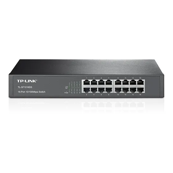 Switch 16 Puertos 10 / 100mbps Tl-sf1016ds Rack Tp-link