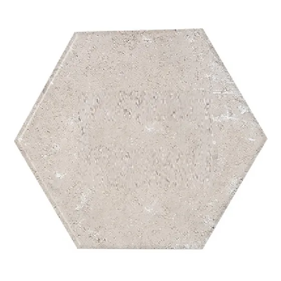 100 Adoquin Hexagonal Off White 30.48 X 17.59 X 4 Cm Blanco