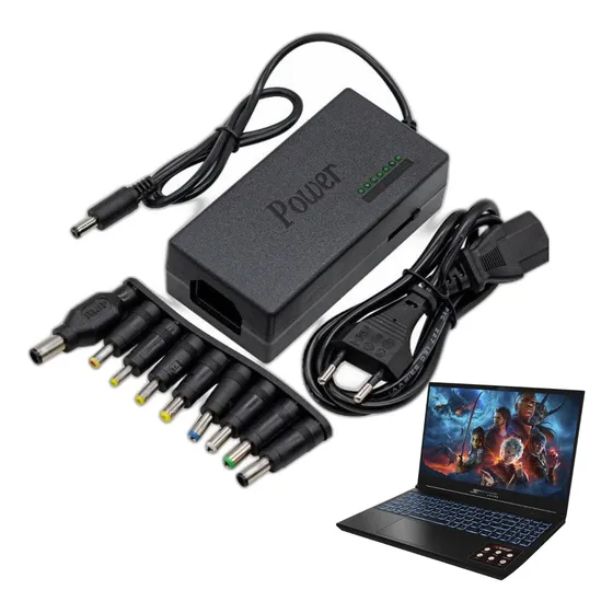 Fonte Carregador Universal Para Notebook 120w C/adaptadores