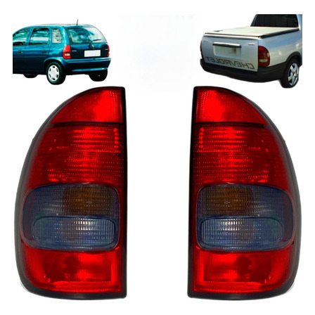 Lanterna Corsa Super 4 Portas Pick-up Wagon 96 97 98 99 Fumê Lanterna Corsa Super 4 Portas Pick-up Wagon 96 97 98 99 Fumê