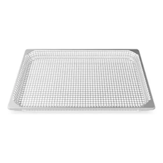 Bandeja En Acero Perforada 45x33 Marca Unox. Bredys
