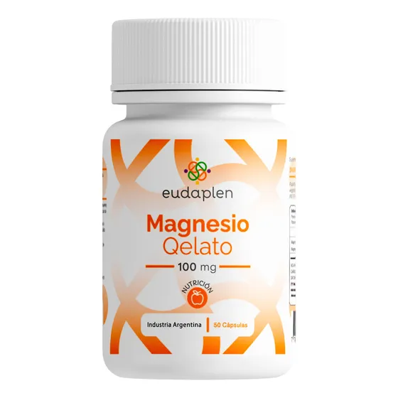 Eudaplen Magnesio Qelato 100mg Suplemento Vegetal X50c