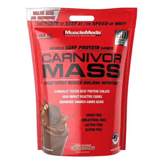 Batido Aislado De Proteína De Res Carnivor Mass Gainer De Mu