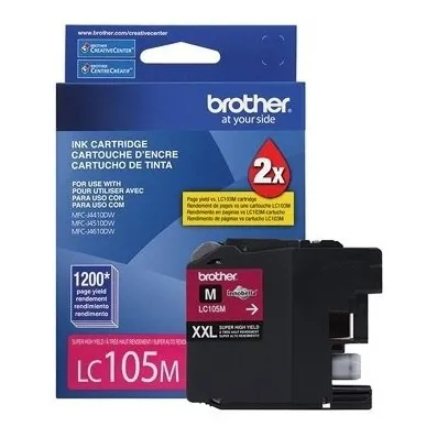 Cartucho Brother Lc-105 Magenta Original Districomp