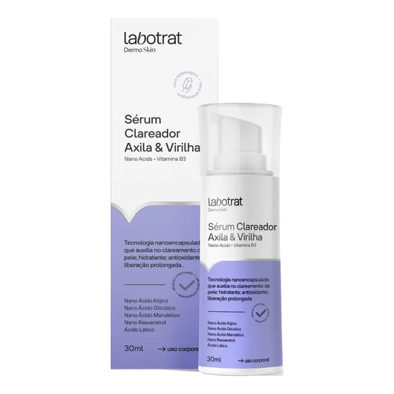 Sérum Clareador Axila Virilha Pele Hidratante Labotrat 30ml Tipo de embalagem Frasco