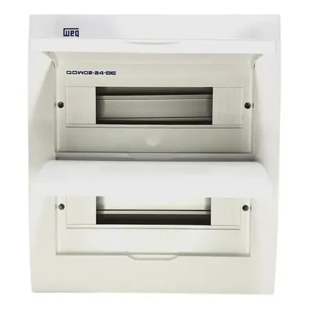 Quadro Distribuição Embutir 24 Disjuntores Weg Qdw02-24-BE 125A Branco
