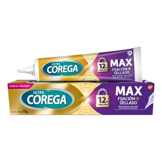 Corega Ultra Adhesivo Prótesis Dental 70gr Maximo Sellado
