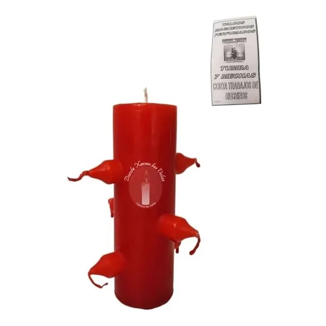Velon 7 Mechas, Rojo + Talco Magnetico