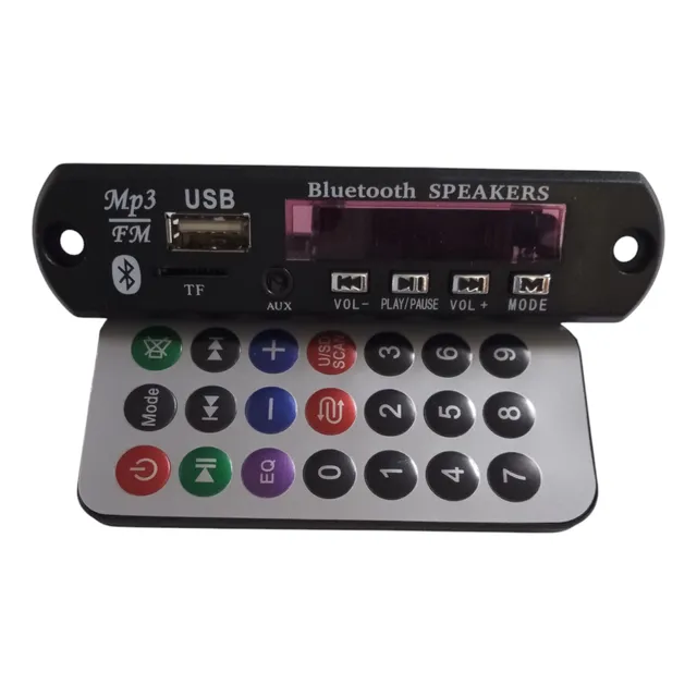 Modulo Bluetooth 5.0 Reproductor Mp3 Usb Radio Fm 7- 12 V
